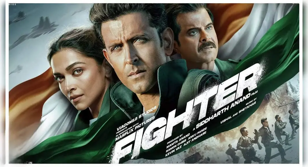 Fighter achieves 100 Crore Collection in Two Days.