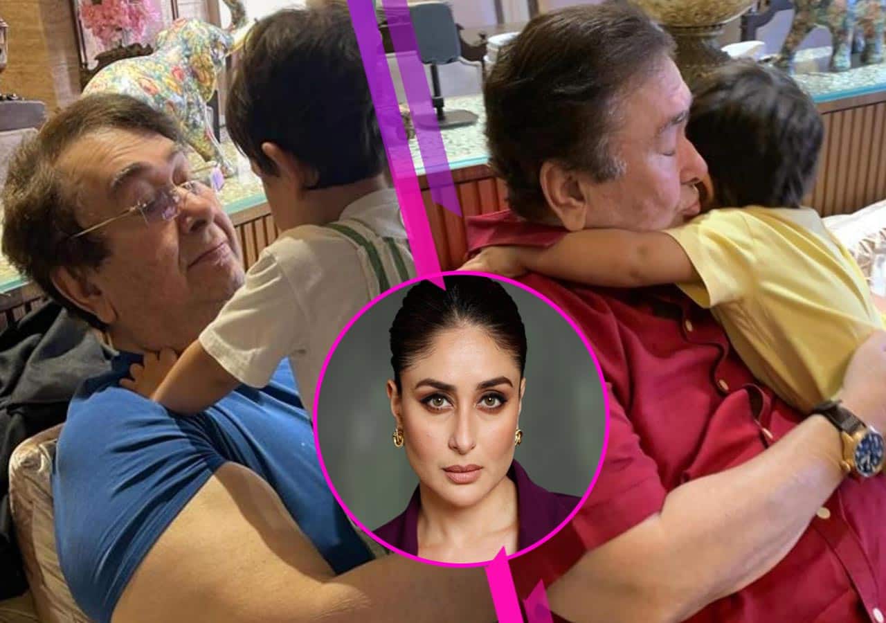 Kareena Kapoor Khan drops pictures of her son Taimur and Jeh hugging Randhir Kapoor on his birthday; declares ‘I am like my father’