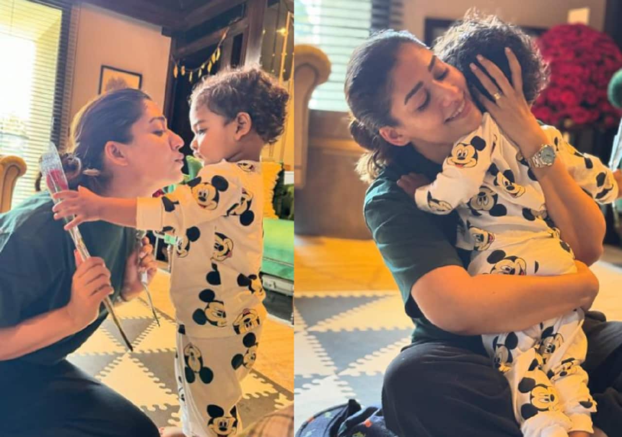 Jawan actress Nayanthara drops adorable pictures with her twin kids; thanks them for making her Valentine’s Day best ever