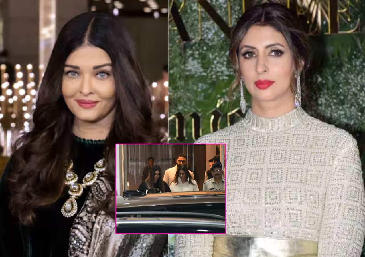 Anant Ambani, Radhika Merchant pre-wedding: Video of Aishwarya Rai Bachchan, Shweta Bachchan Nanda bonding at the airport grabs attention [Watch]